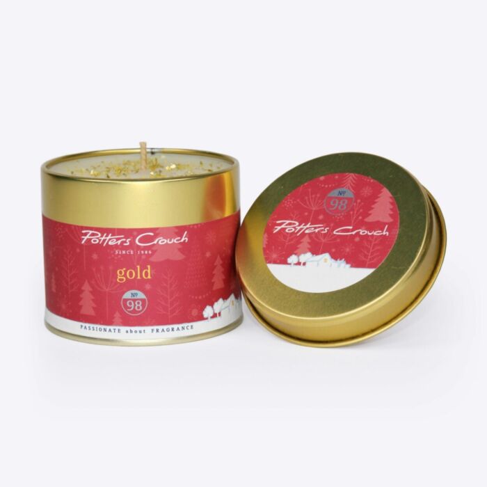 Potters Crouch - Candle Tin - Gold
